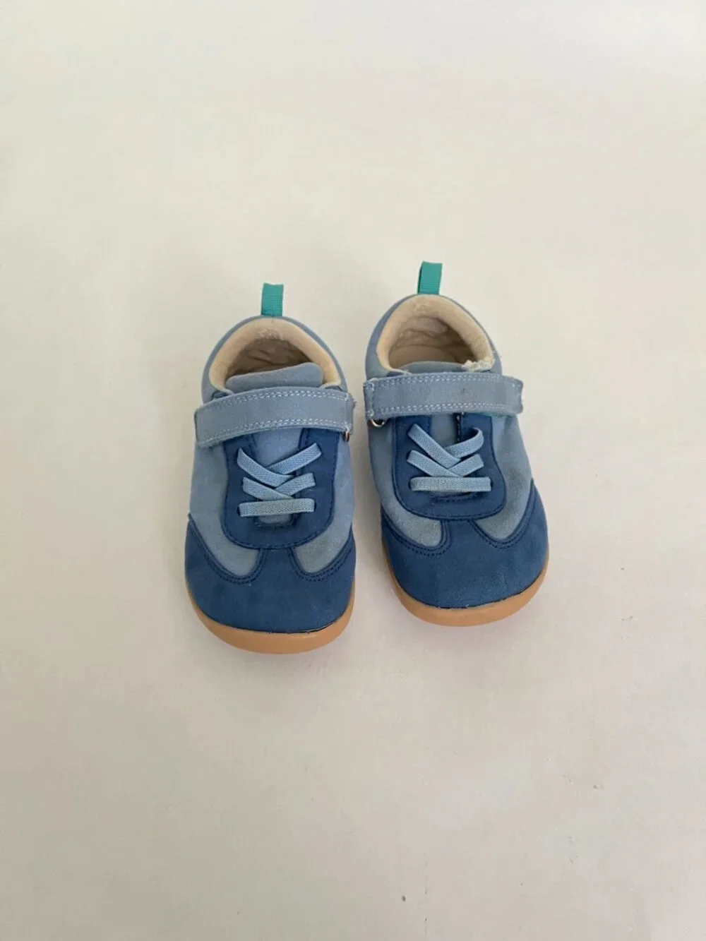 Ten Little Kids Retro Suede Sneakers Blue Toddler Size 11